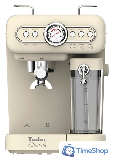 Рожковая кофеварка Tesler ECM-250 beige - Изображение №2 — Интернет-магазин Time-Shop