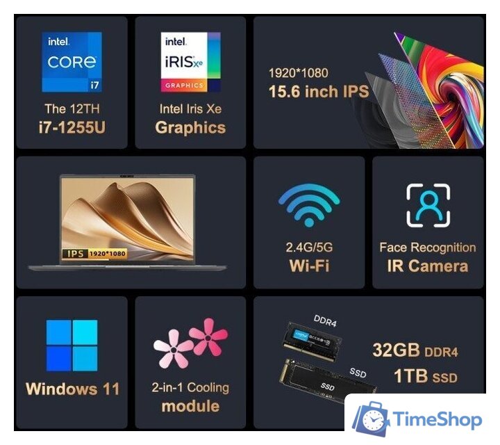 Ноутбук Ninkear N15 Pro - Изображение №3 — Интернет-магазин Time-Shop