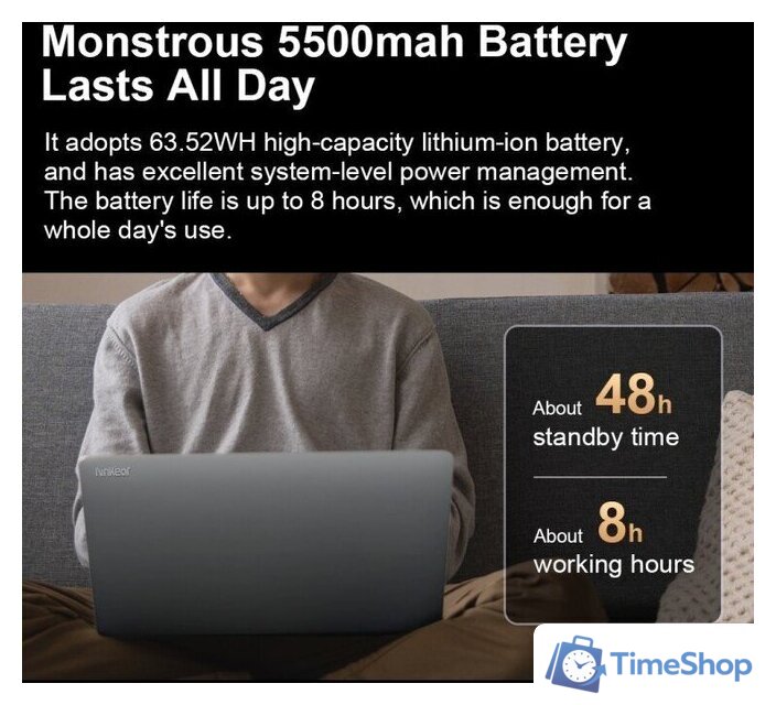 Ноутбук Ninkear N15 Pro - Изображение №11 — Интернет-магазин Time-Shop