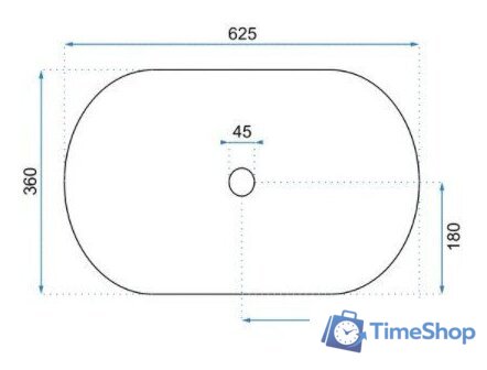 Умывальник Rea Royal U8548 - Изображение №6 — Интернет-магазин Time-Shop
