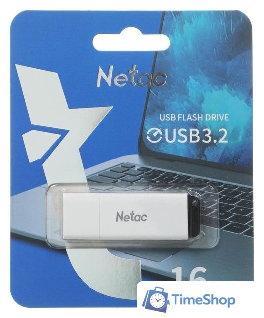 USB Flash Netac U185 USB3.2 16GB NT03U185N-016G-32WH - Изображение №4 — Интернет-магазин Time-Shop