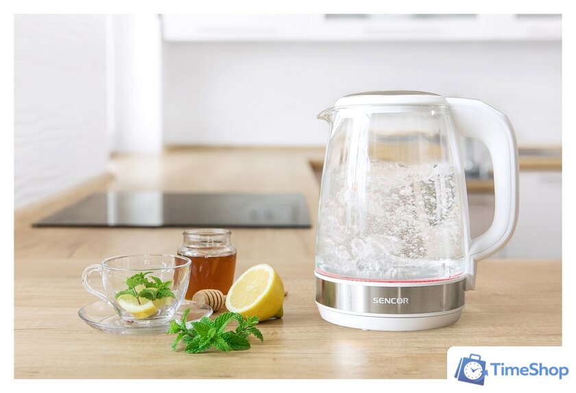 Электрический чайник Sencor SWK 2190WH - Изображение №14 — Интернет-магазин Time-Shop
