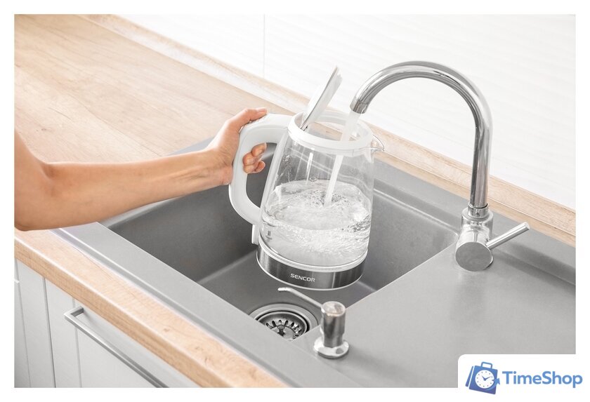 Электрический чайник Sencor SWK 2190WH - Изображение №12 — Интернет-магазин Time-Shop