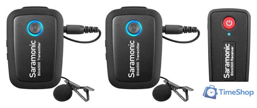 Радиосистема Saramonic Blink 500 B2 (TX+TX+RX) - Изображение №1 — Интернет-магазин Time-Shop
