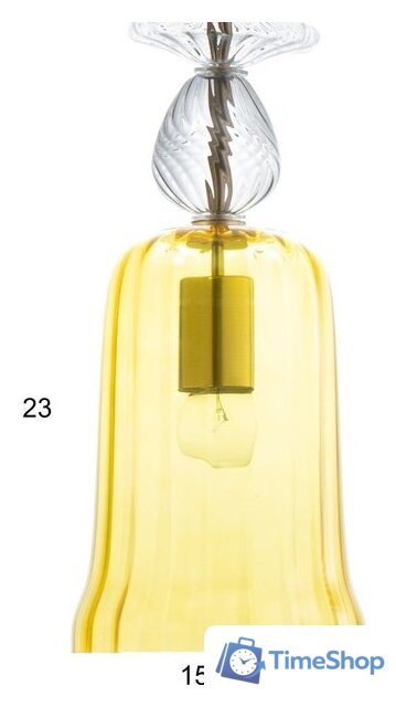 Подвесная люстра BayerLux Эстис 9254682 (желтый) - Изображение №5 — Интернет-магазин Time-Shop