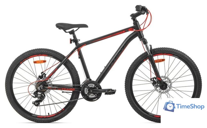 Велосипед AIST Rocky 1.0 Disc 26 р.18 2026 (черный/красный) - Изображение №1 — Интернет-магазин Time-Shop