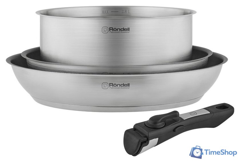 Набор кастрюль Rondell Stark RDS-1315 - Изображение №2 — Интернет-магазин Time-Shop