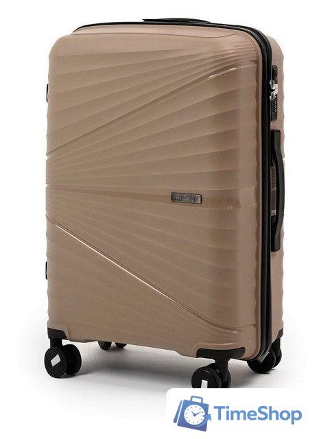 Чемодан-спиннер Pride РР-9702 (L, кофейный) - Изображение №2 — Интернет-магазин Time-Shop