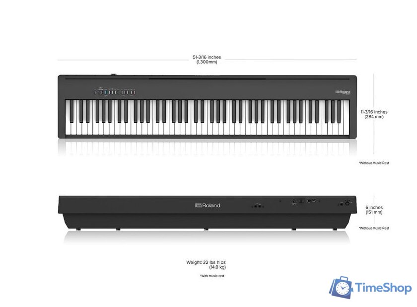 Цифровое пианино Roland FP-30X (белый) - Изображение №8 — Интернет-магазин Time-Shop