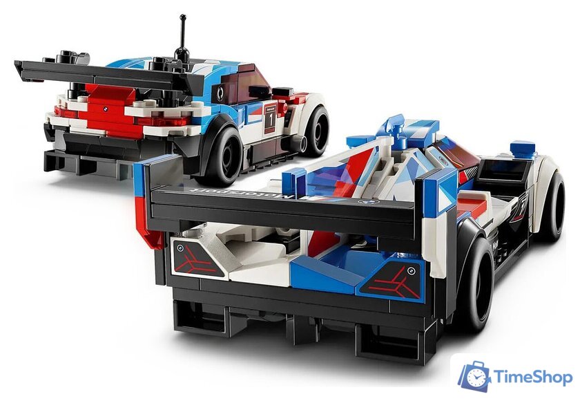 Конструктор LEGO Speed Champions 76922 Гоночные автомобили BMW M4 GT3 и BMW M Hybrid V8 - Изображение №6 — Интернет-магазин Time-Shop