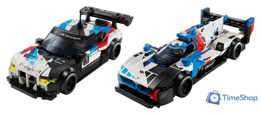Конструктор LEGO Speed Champions 76922 Гоночные автомобили BMW M4 GT3 и BMW M Hybrid V8 - Изображение №5 — Интернет-магазин Time-Shop