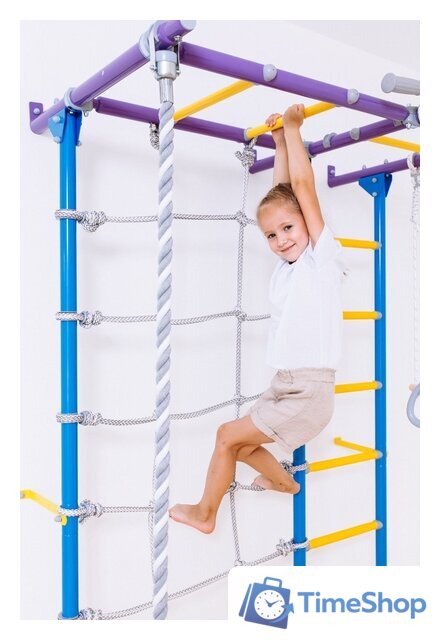 Детский спортивный комплекс Romana S7 01.31.7.06.410.05.00-68 (сиреневый/голубой) - Изображение №8 — Интернет-магазин Time-Shop