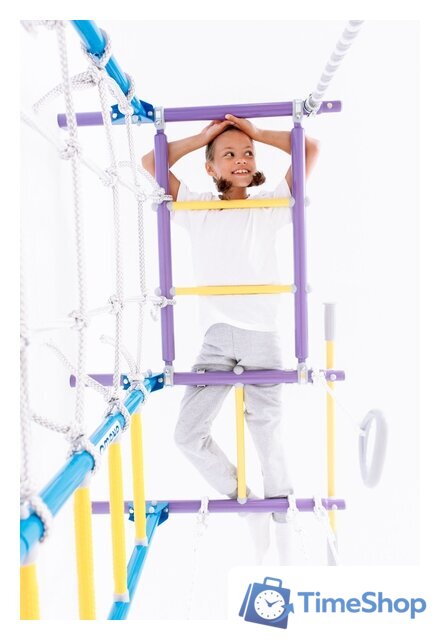 Детский спортивный комплекс Romana S7 01.31.7.06.410.05.00-68 (сиреневый/голубой) - Изображение №3 — Интернет-магазин Time-Shop