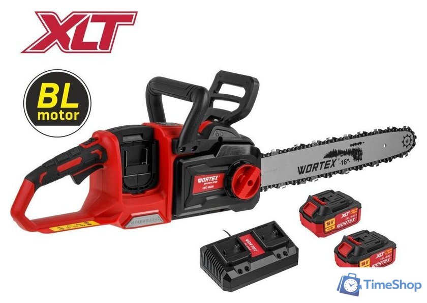 Аккумуляторная пила Wortex CEC 4036 XLT Set 2333070 (с 2-мя АКБ) - Изображение №1 — Интернет-магазин Time-Shop