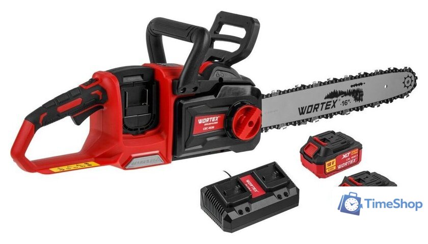 Аккумуляторная пила Wortex CEC 4036 XLT Set 2333070 (с 2-мя АКБ) - Изображение №2 — Интернет-магазин Time-Shop
