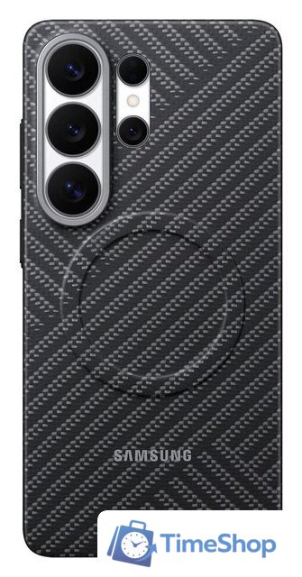 Чехол для телефона Samsung Carbon Magnet Case для Samsung Galaxy S26 Ultra (темно-серый) - Изображение №3 — Интернет-магазин Time-Shop