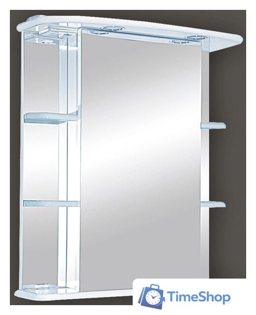  Misty МАГНОЛИЯ - 55 зеркало-шкаф лев. (свет) - Э-Маг04055-01СвЛ - Изображение №1 — Интернет-магазин Time-Shop