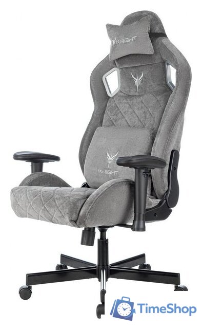 Игровое (геймерское) кресло Knight Outrider (серый Light-19) - Изображение №2 — Интернет-магазин Time-Shop