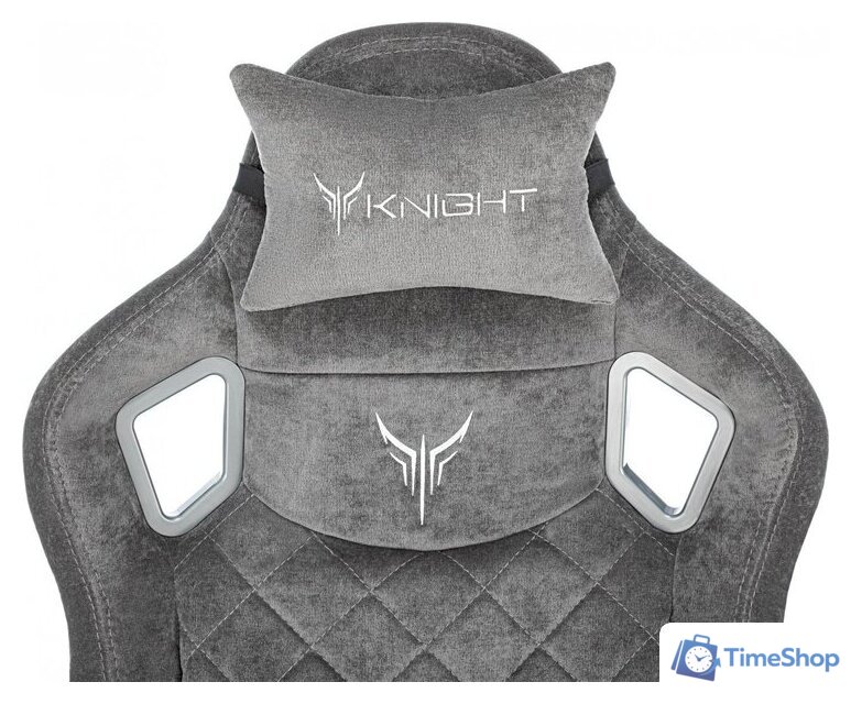 Игровое (геймерское) кресло Knight Outrider (серый Light-19) - Изображение №10 — Интернет-магазин Time-Shop