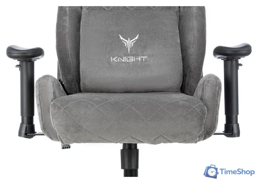 Игровое (геймерское) кресло Knight Outrider (серый Light-19) - Изображение №9 — Интернет-магазин Time-Shop