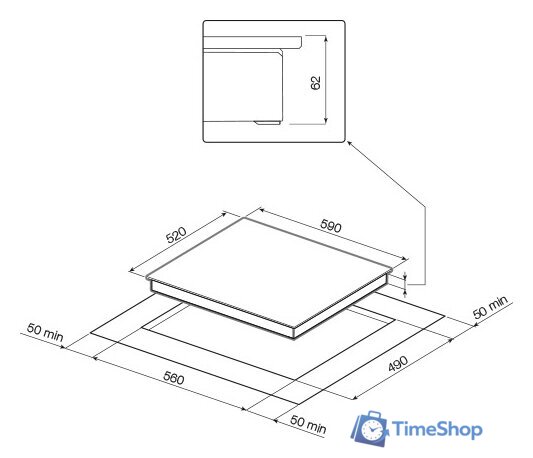 Варочная панель Graude IK 60.0 - Изображение №2 — Интернет-магазин Time-Shop