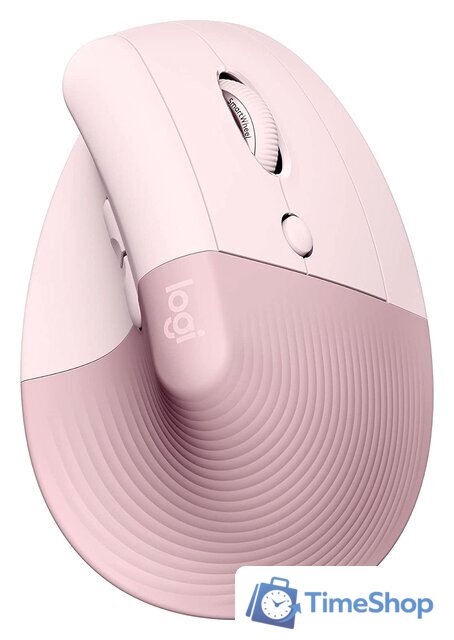 Вертикальная мышь Logitech Lift (розовый) - Изображение №1 — Интернет-магазин Time-Shop