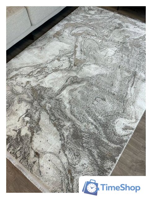 Ковер для жилой комнаты Radjab Carpet София MR 283 Прямоугольник 11662RK (1.6x2.3, Cream/Gold) - Изображение №6 — Интернет-магазин Time-Shop