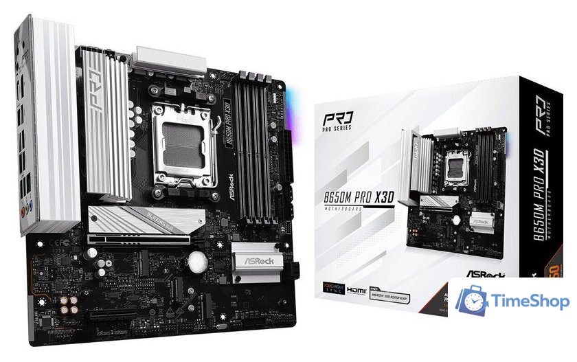 Материнская плата ASRock B650M Pro X3D - Изображение №5 — Интернет-магазин Time-Shop