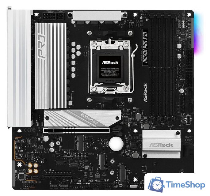 Материнская плата ASRock B650M Pro X3D - Изображение №2 — Интернет-магазин Time-Shop