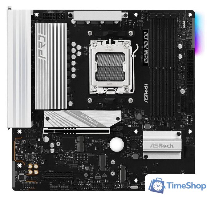 Материнская плата ASRock B650M Pro X3D - Изображение №1 — Интернет-магазин Time-Shop