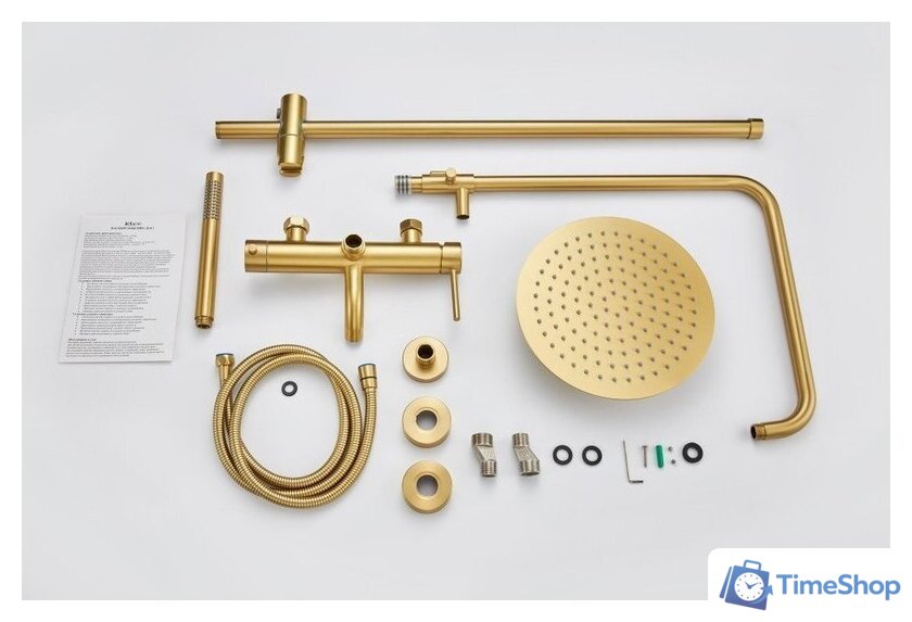 Душевая система  Milacio Ultra 151 MCU.151.GD - Изображение №7 — Интернет-магазин Time-Shop