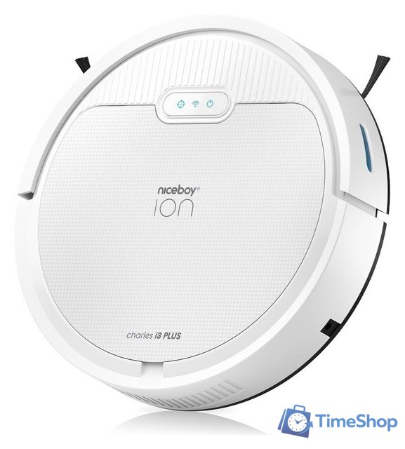 Робот-пылесос Niceboy ION Charles i3 Plus (белый) - Изображение №1 — Интернет-магазин Time-Shop