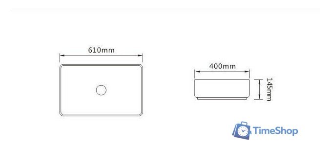 Умывальник SantiLine SL-1090 - Изображение №2 — Интернет-магазин Time-Shop