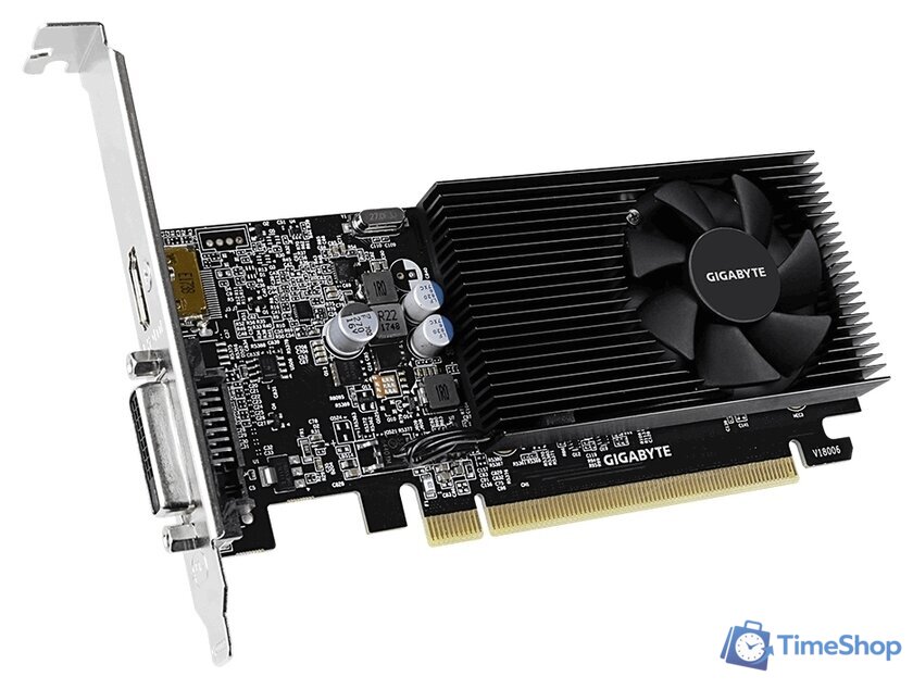 Видеокарта Gigabyte GeForce GT 1030 Low Profile 2GB DDR4 - Изображение №2 — Интернет-магазин Time-Shop