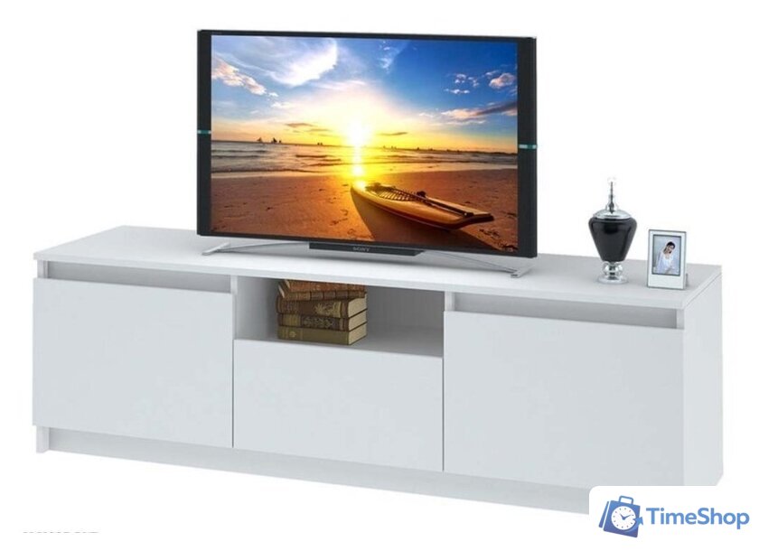 Тумба НК-Мебель Ларго 71160298 (белый) - Изображение №1 — Интернет-магазин Time-Shop