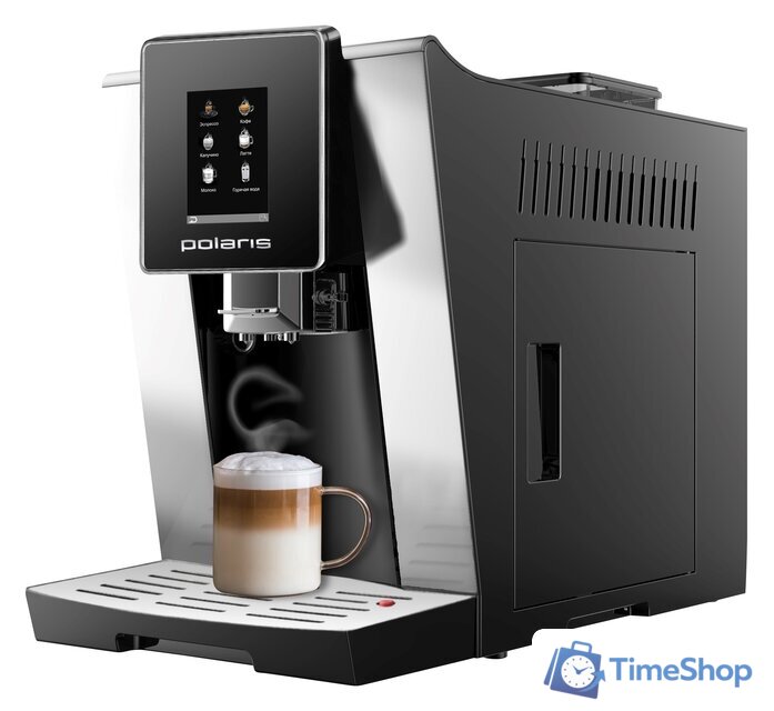 Кофемашина Polaris PACM 2060AC (серебристый) - Изображение №1 — Интернет-магазин Time-Shop