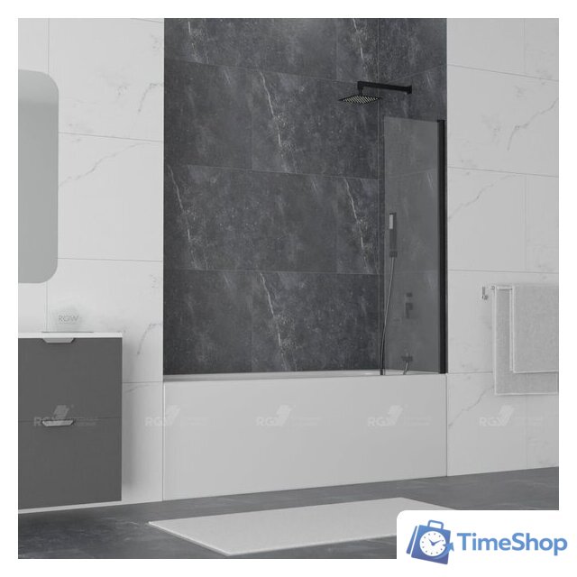 Стеклянная шторка для ванны RGW SC-056-8-B 35110562840-14 - Изображение №3 — Интернет-магазин Time-Shop