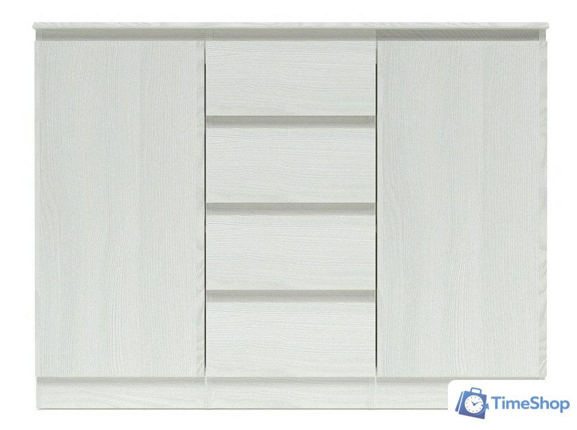 Тумба Евва Турин ТР-2D4S/YA-S (ясень снежный) - Изображение №1 — Интернет-магазин Time-Shop