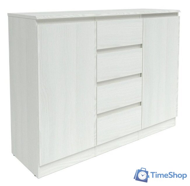 Тумба Евва Турин ТР-2D4S/YA-S (ясень снежный) - Изображение №3 — Интернет-магазин Time-Shop