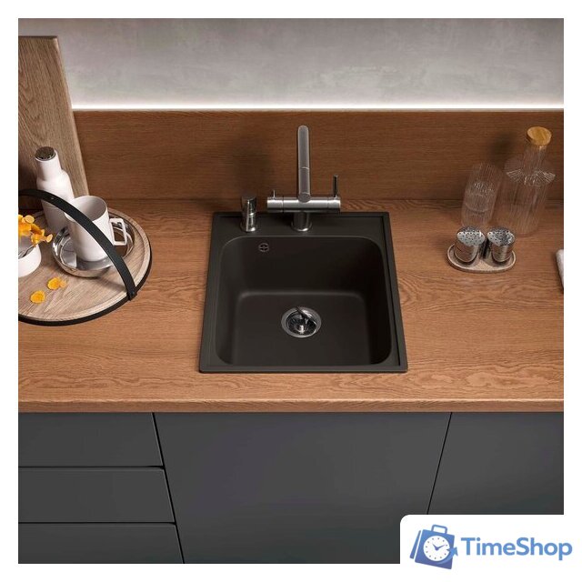 Кухонная мойка Reflexion Quadra RF0243BL - Изображение №3 — Интернет-магазин Time-Shop
