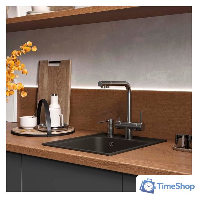 Кухонная мойка Reflexion Quadra RF0243BL - Изображение №2 — Интернет-магазин Time-Shop