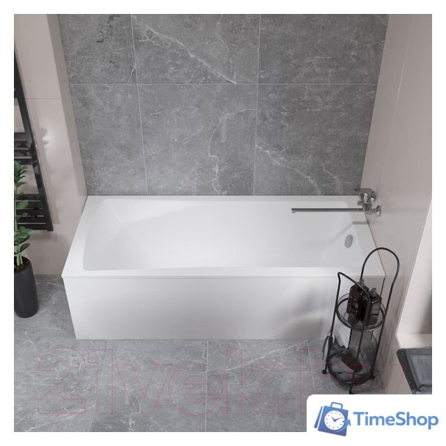 Ванна Lauter Aurora 170x75 21010075 (с ножками и лицевым экраном) - Изображение №8 — Интернет-магазин Time-Shop