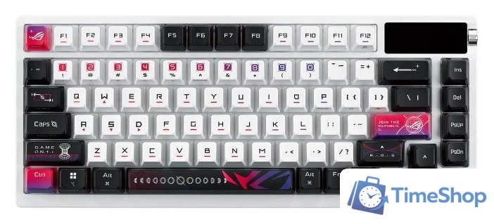 Клавиатура ASUS ROG Azoth X (ASUS ROG NX Snow V2) - Изображение №4 — Интернет-магазин Time-Shop