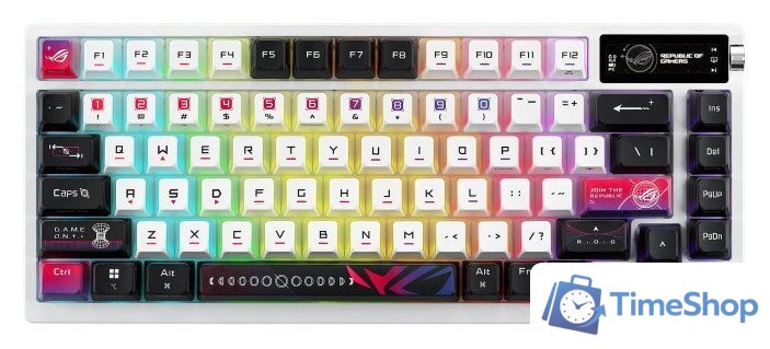 Клавиатура ASUS ROG Azoth X (ASUS ROG NX Snow V2) - Изображение №3 — Интернет-магазин Time-Shop