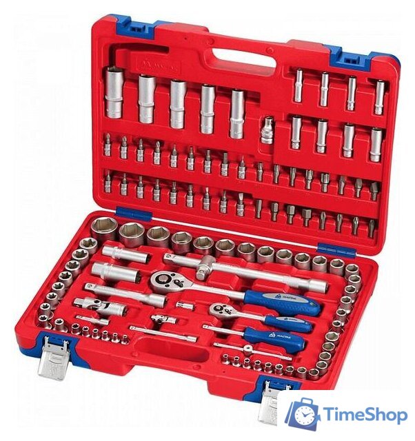 Универсальный набор инструментов Мастак 01-108C (108 предметов) - Изображение №1 — Интернет-магазин Time-Shop