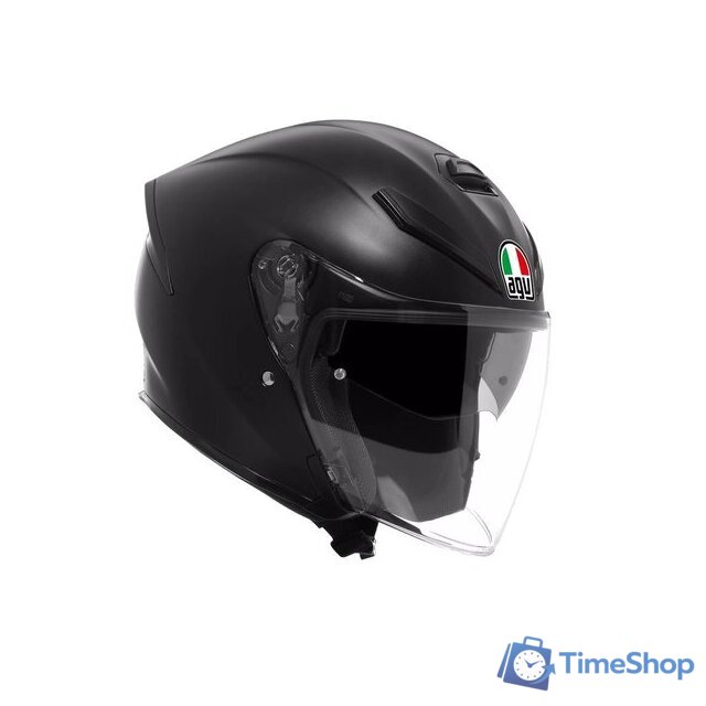 Мотошлем AGV K5 JET Evo E2206 21184A5002-003-L (L, Mono Matt Black) - Изображение №2 — Интернет-магазин Time-Shop