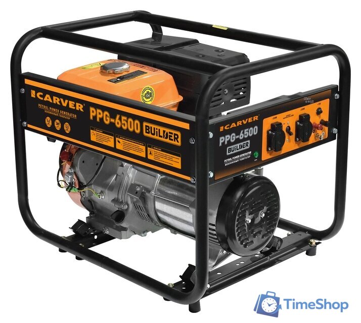 Бензиновый генератор Carver PPG-6500 Builder - Изображение №1 — Интернет-магазин Time-Shop