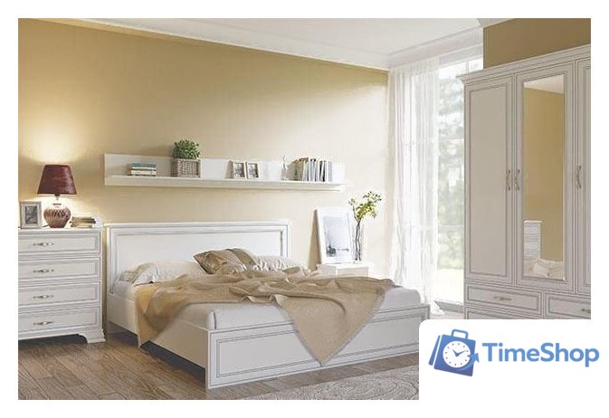 Комод Anrex Tiffany 4S (вудлайн кремовый) - Изображение №10 — Интернет-магазин Time-Shop