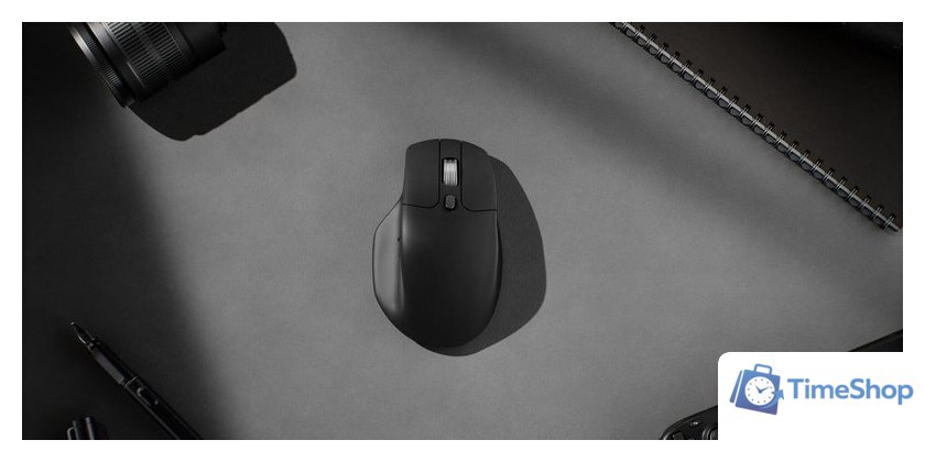 Мышь Keychron M6 Wireless (черный, с тихим кликом) - Изображение №3 — Интернет-магазин Time-Shop