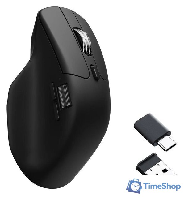 Мышь Keychron M6 Wireless (черный, с тихим кликом) - Изображение №1 — Интернет-магазин Time-Shop